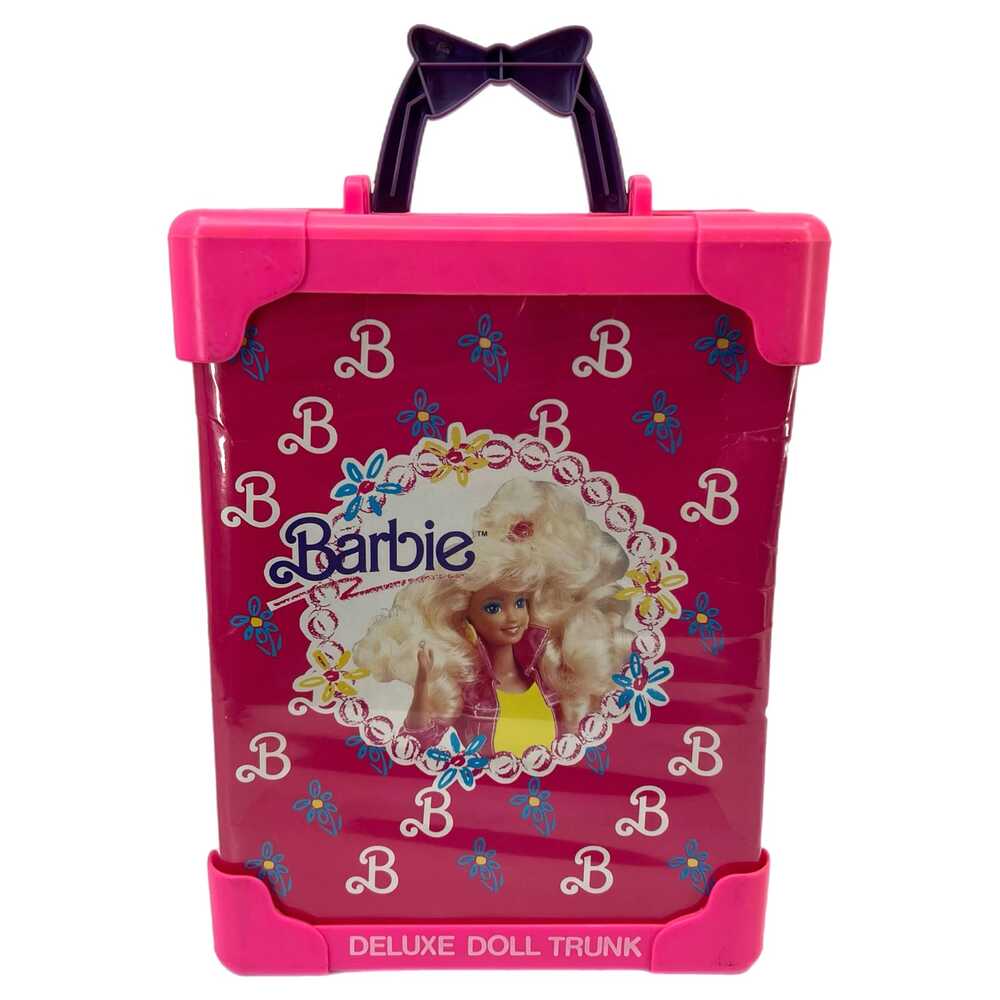 Mattel Pink & Purple Vintage Barbie Deluxe Doll Trunk | Kids OS